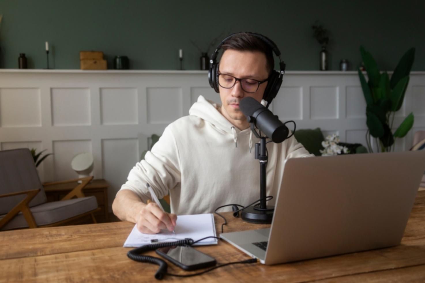 Financial analyst reviewing comprehensive business reports